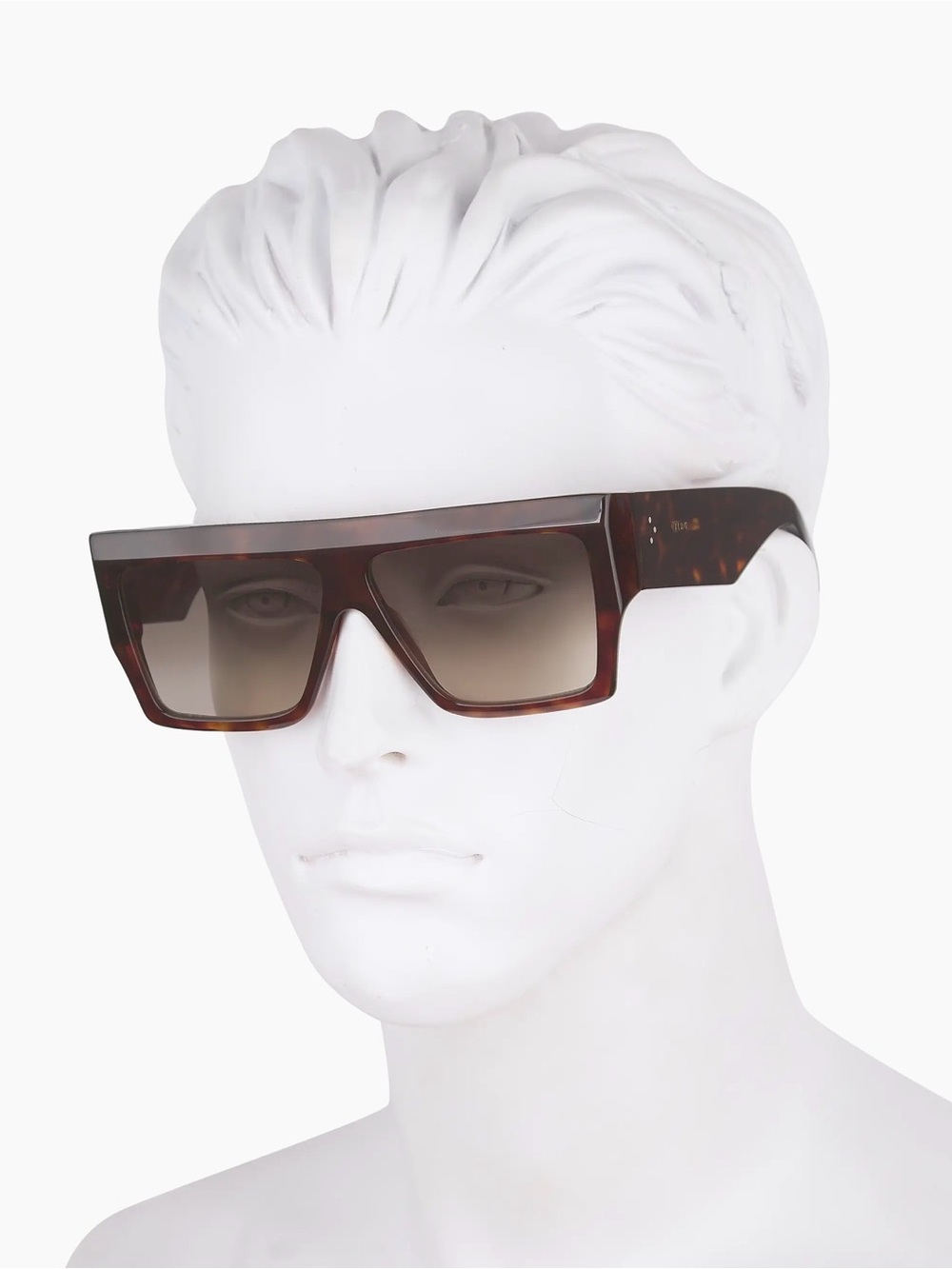 CELINE Authentic 60MM Oversized Tortoiseshell Sunglasses, New, In Case $460 - Picture 3 of 8